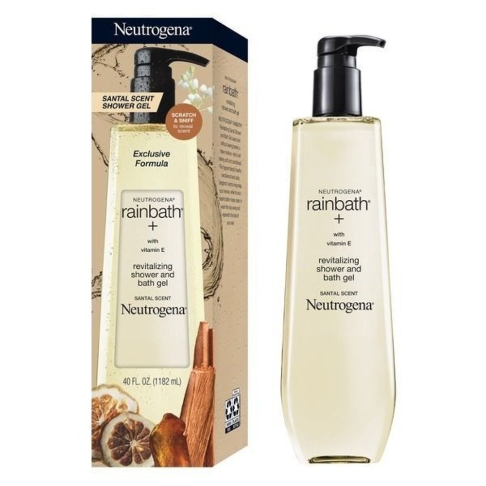 Neutrogena Rainbath Santal Scent Revitalizing Shower and Bath Gel 40 fl oz Pump